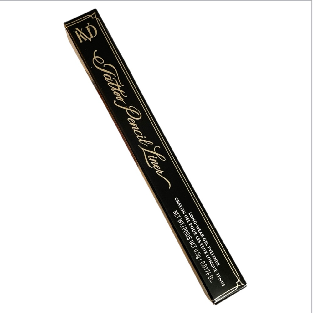 NIB KVD Tattoo Pencil Liner Waterproof Long-Wear Gel Eyeliner in BLUE ASHES